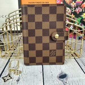 Louis Vuitton Damier Ebene PM agenda planner